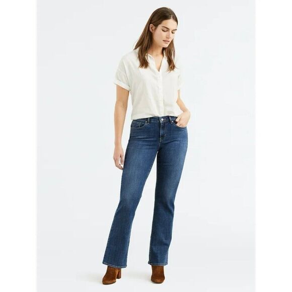 Levi's Bootcut 550 Relaxed Stretch Size 8L 8 Long - Picture 2 of 15
